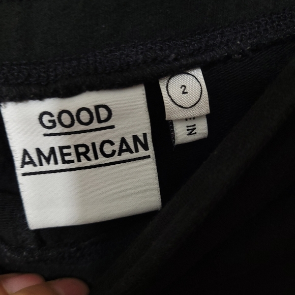 Good American Colorblock Sweatpants Jogger Size 2 - Picture 7 of 10